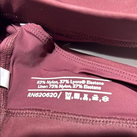 Outdoor Voices All Time Bra Shiraz (wine) NWT - Picture 3 of 3